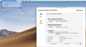uninstall symantec endpoint protection password