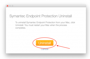 uninstall symantec endpoint mac